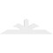 Ekena Millwork Richland Architectural Grade PVC Gable Bracket, 72"W x 21"H x 2"D x 6"F, 7/12 Pitch GBP072X21X0206RIC00 - alternate 2